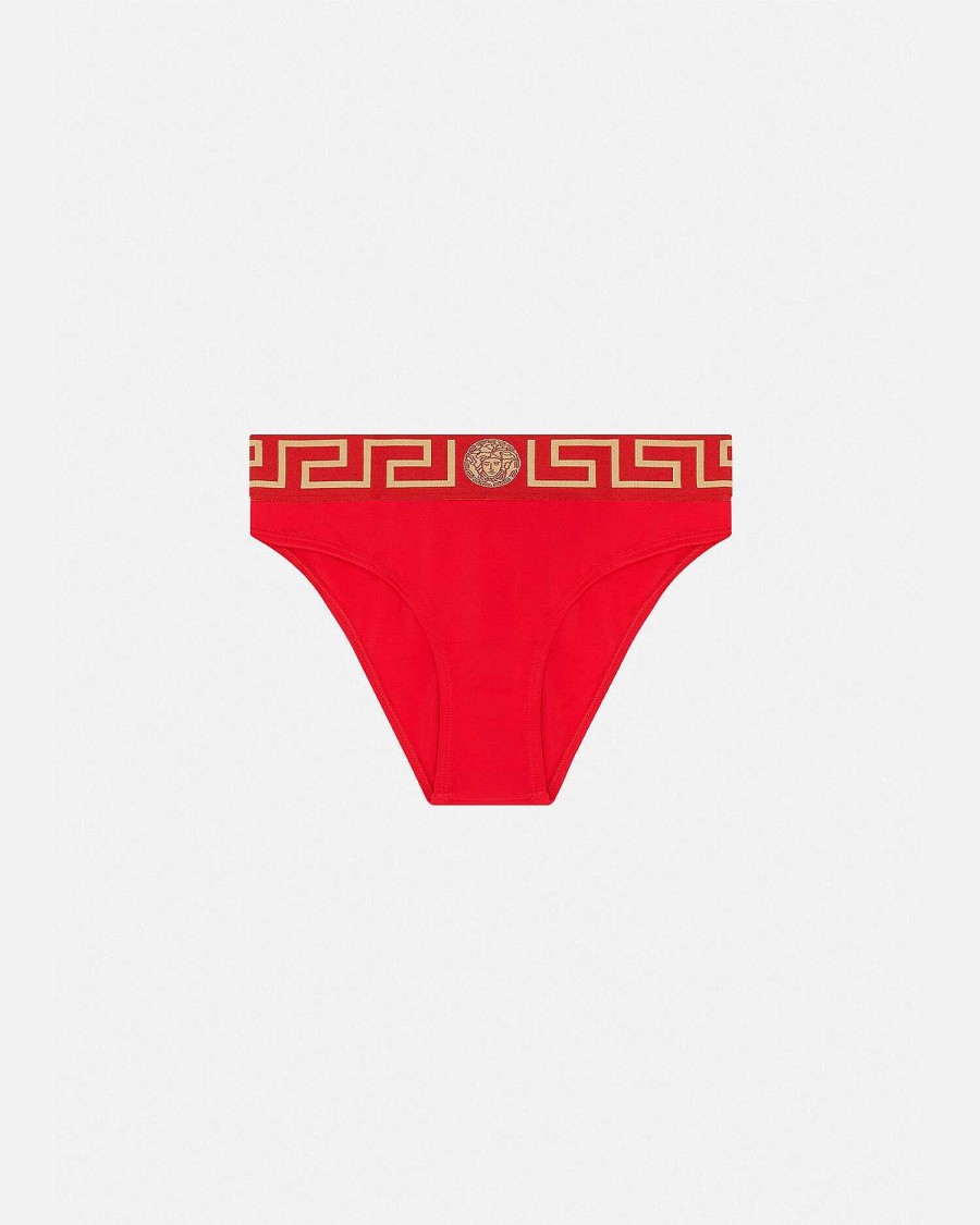 Wholesale Greca Border Bikini Bottoms Swimwear