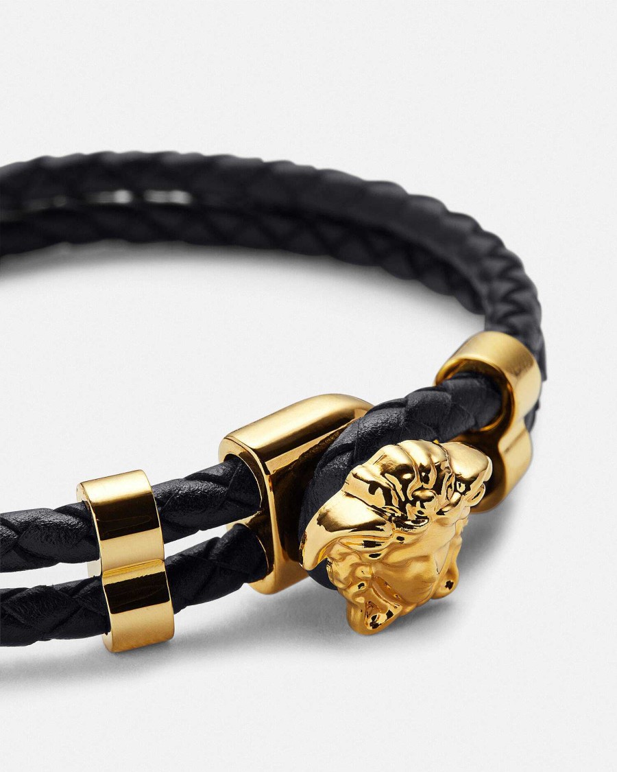 Wholesale Medusa Braided Leather Bracelet Bracelets