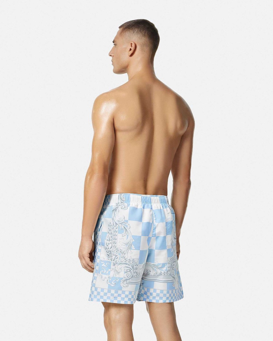 Clearance Medusa Contrasto Boardshorts Swimwear