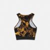 Online Watercolor Couture Crop Top Clothing