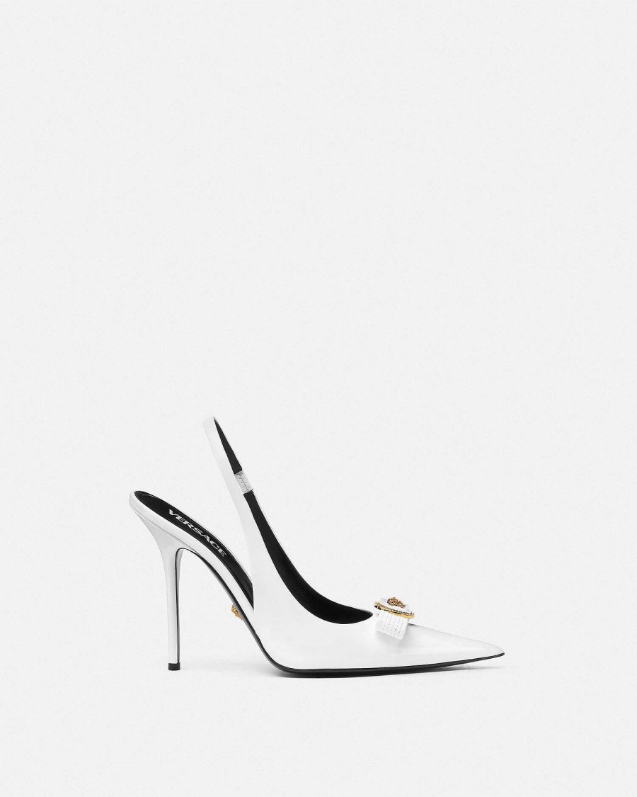 Online Gianni Ribbon Slingback Pumps 110 Mm Pumps & Slingbacks