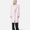 Hot Contrasto Double-Breasted Overcoat Jackets & Coats