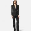 Online Pinstripe Baroque Buckle Blazer Clothing