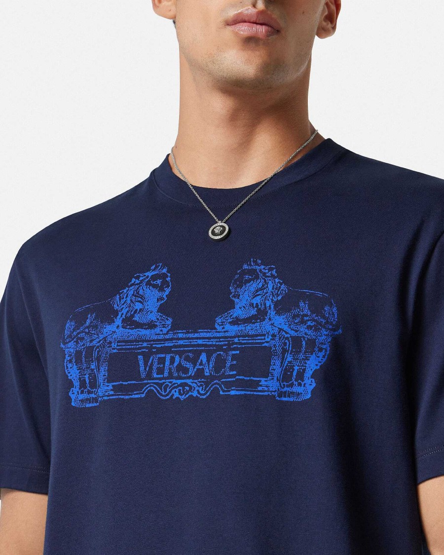 Clearance Versace Cartouche T-Shirt T-Shirts & Polos