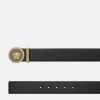 Online Enamel Medusa Biggie Leather Belt Belts