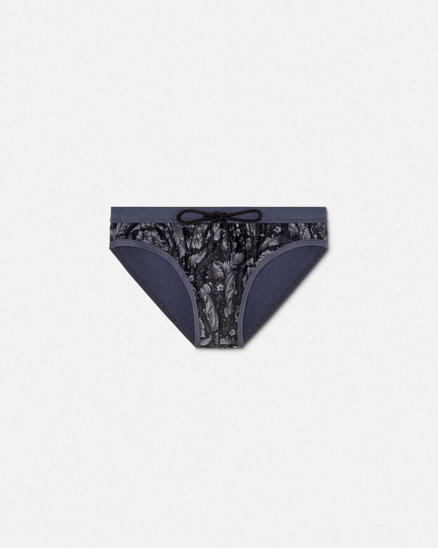 New Barocco Swim Reversible Briefs Swimwear