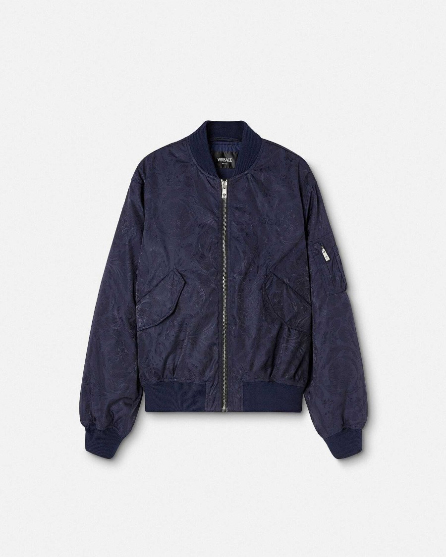 Online Barocco Jacquard Bomber Jacket Jackets & Coats