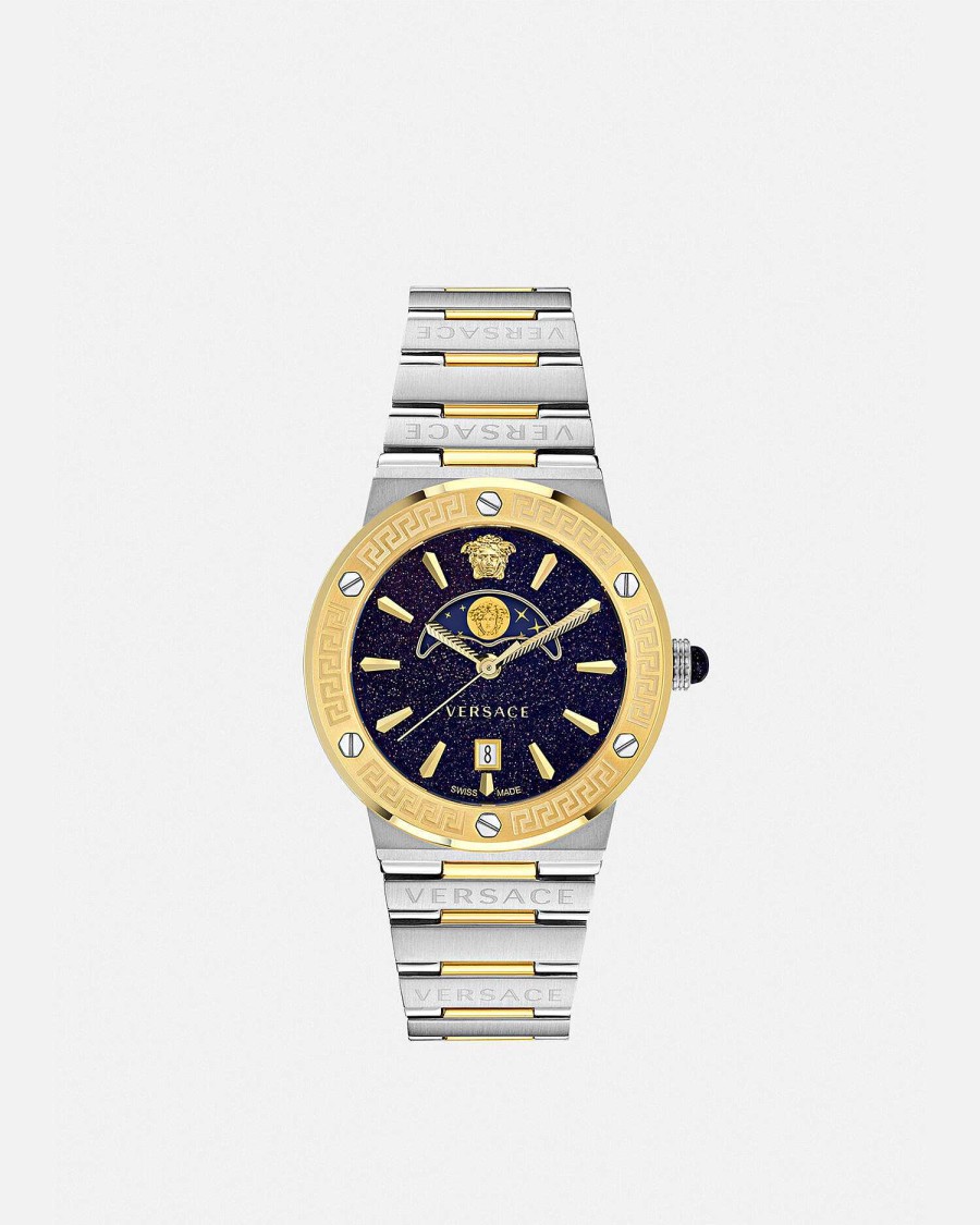 Hot Greca Logo Moonphase Watch Watches