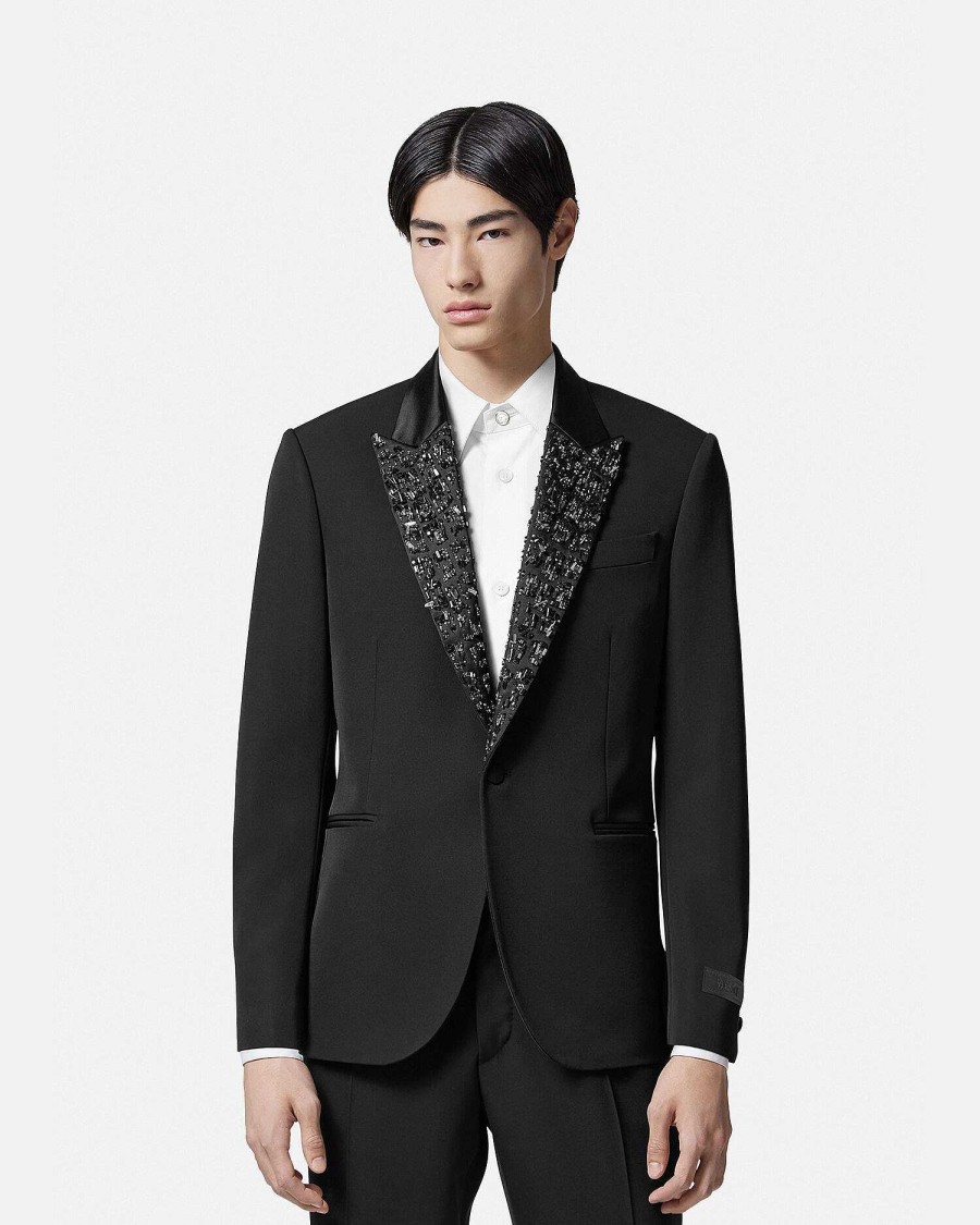 Clearance Crystal Single-Breasted Blazer Blazers & Suits