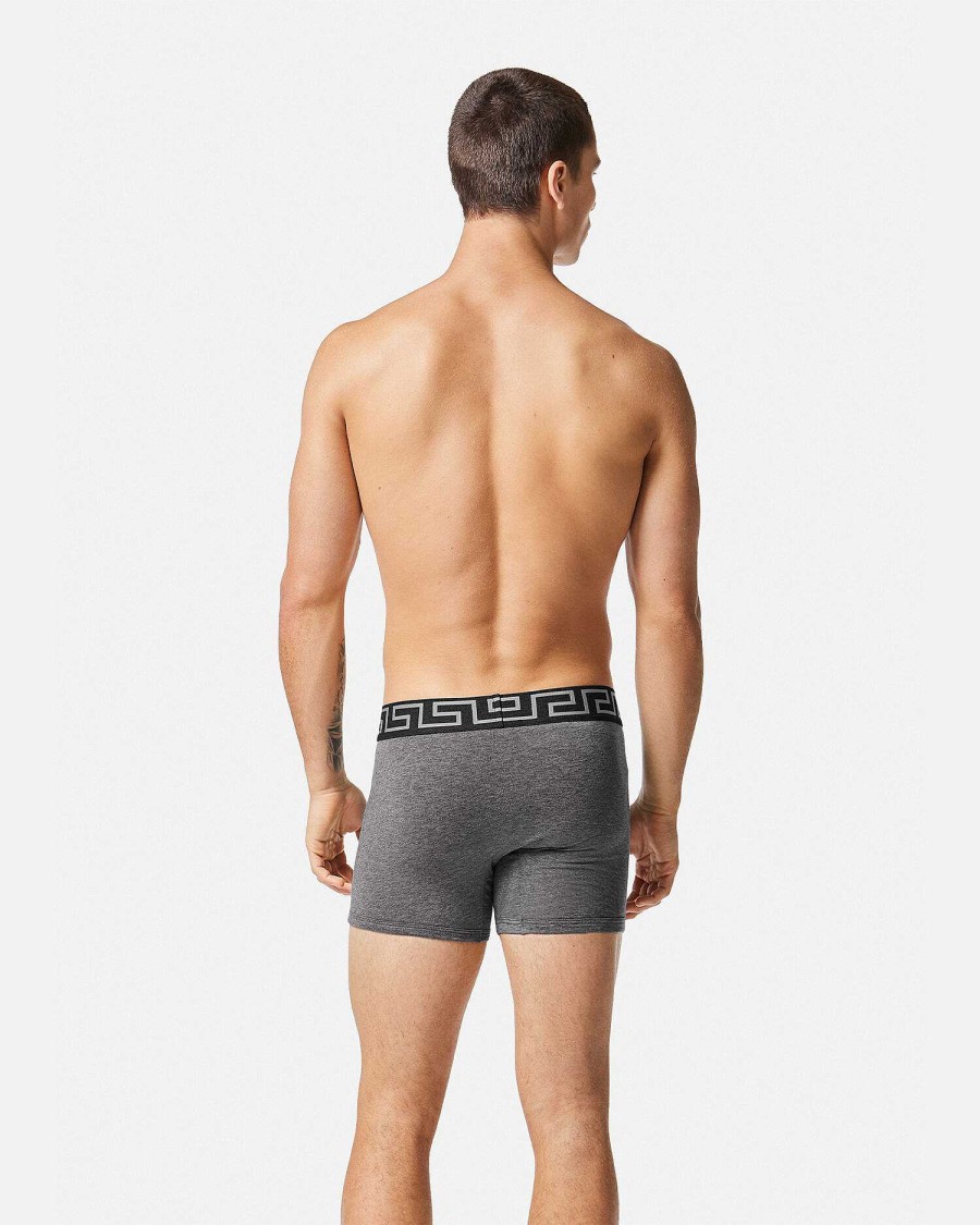 Wholesale Greca Border Long Trunks Boxers