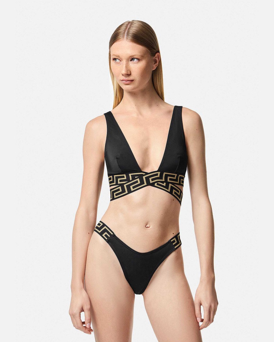 New Greca Border Bikini Bottoms Swimwear