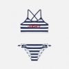 Hot Nautical Stripe Kids Bikini Set Beachwear