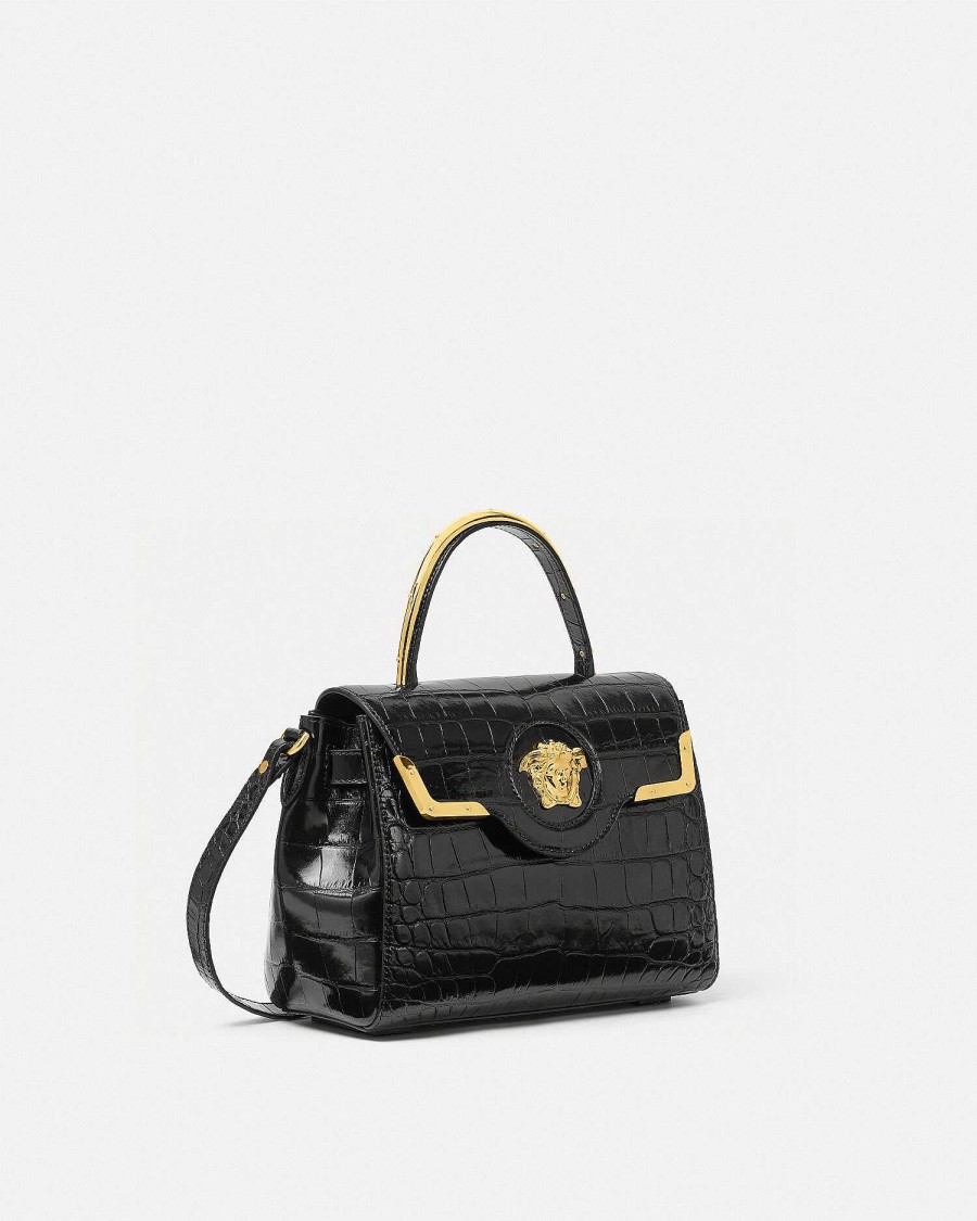 Wholesale Croc-Effect La Medusa Handbag Top Handle