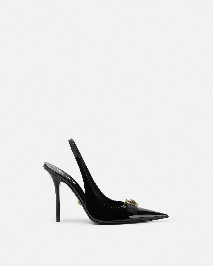 New Gianni Ribbon Slingback Pumps 110 Mm Pumps & Slingbacks